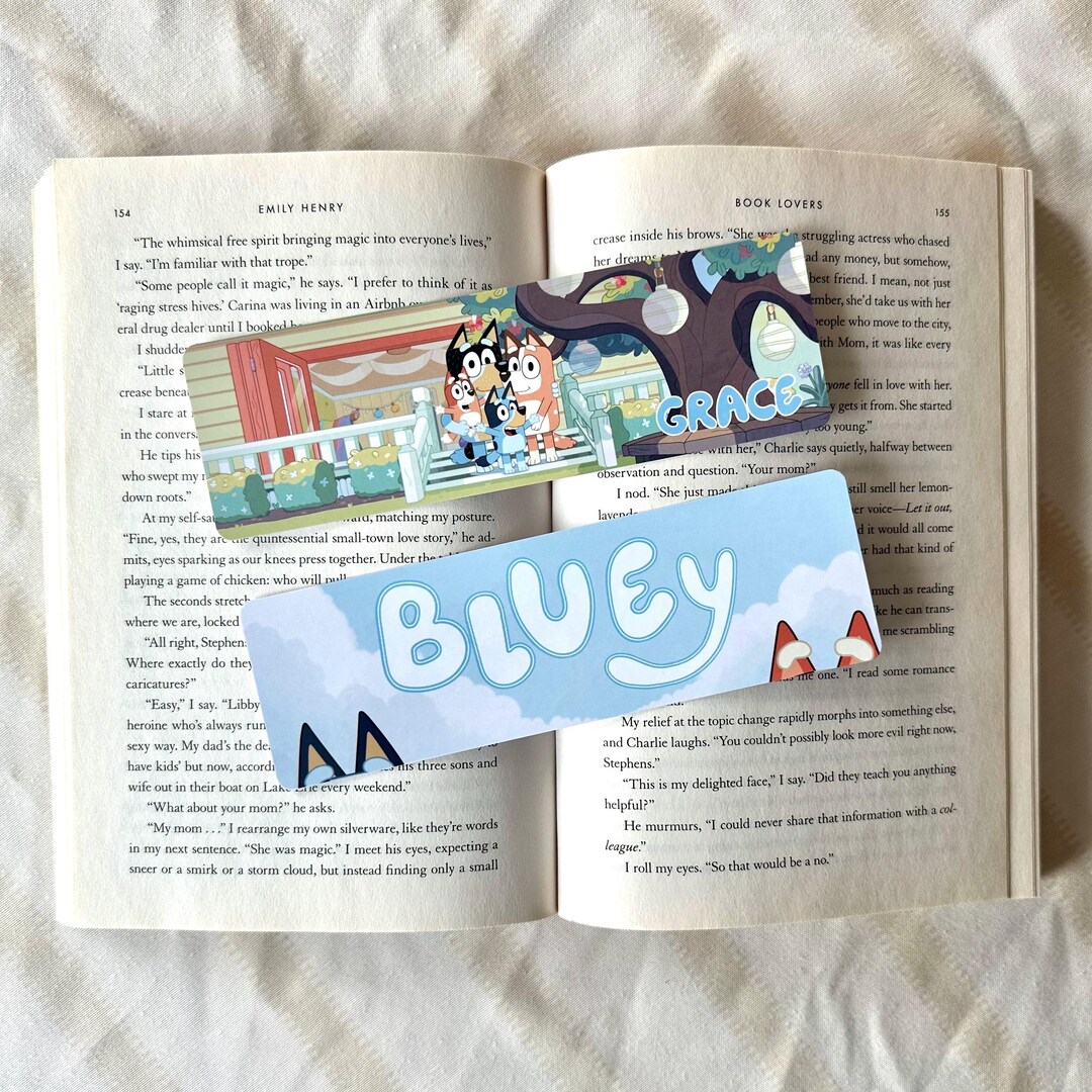 Bluey Inspired Bookmarks - Etsy