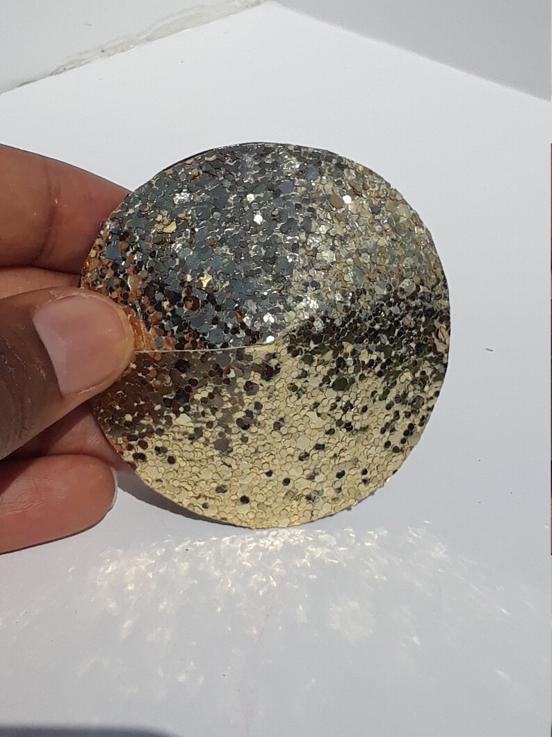 Glitter Pastie Nipple Pastie Round Pastie Exotic Dancewear Rave Wear Lingerie Set Burlesque Wear Gold Pastie Adult Wear