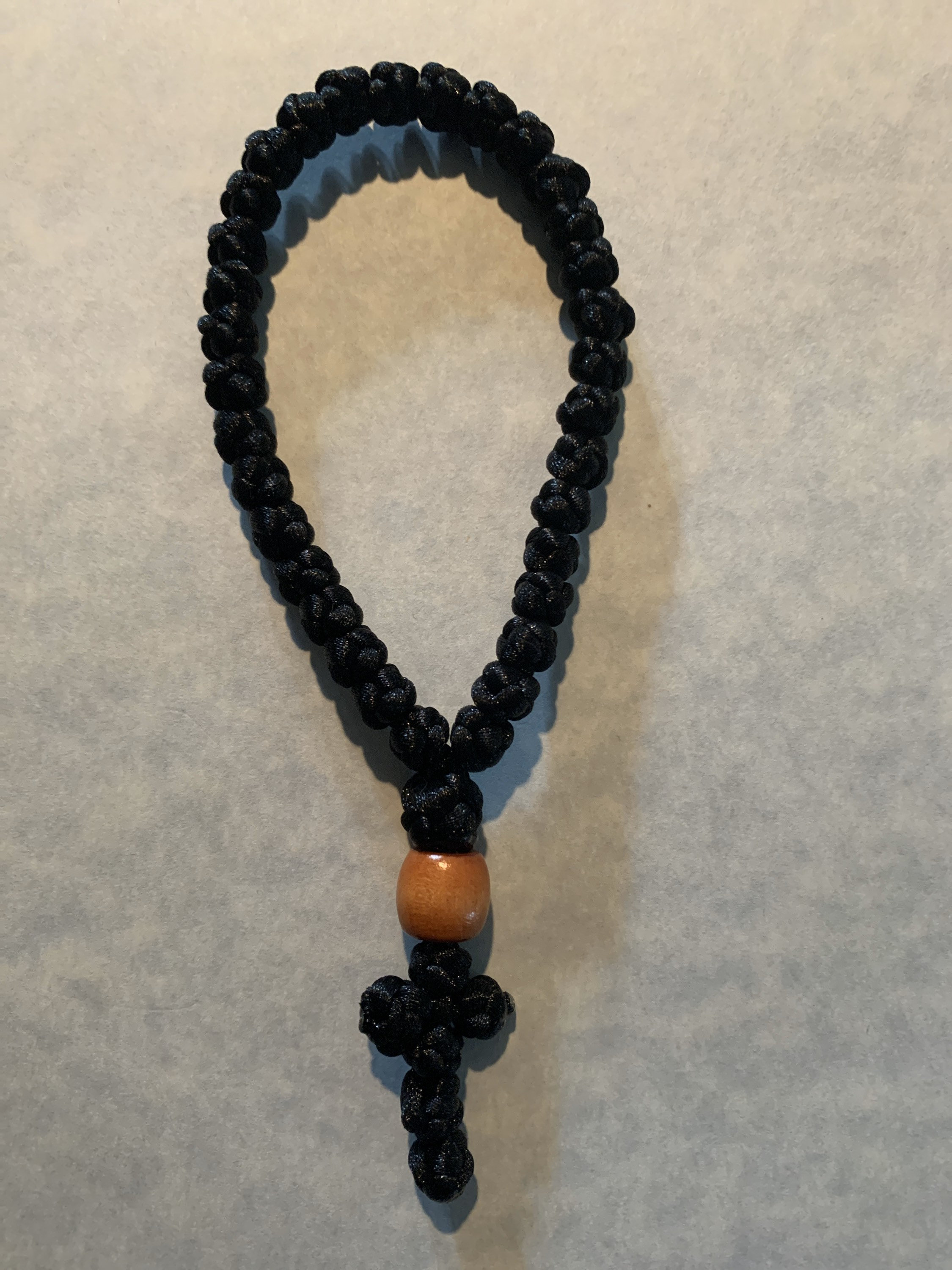 Black (with Bead) 33 Knot Prayer Rope - Etsy