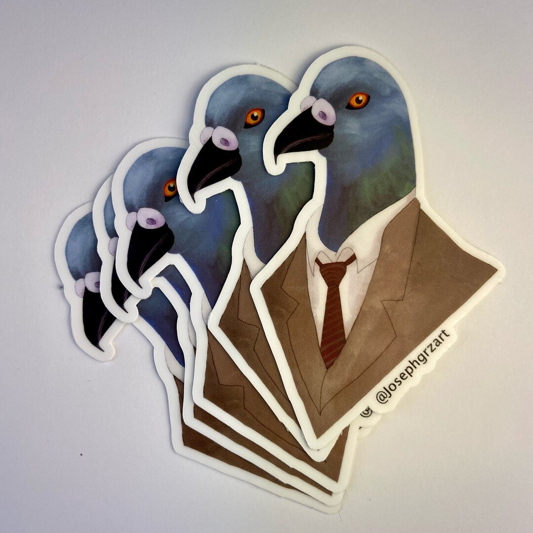 Professeur Pigeon Vinyle Autocollant Etsy France professeur-pigeon-vinyle-autocollant-etsy-france