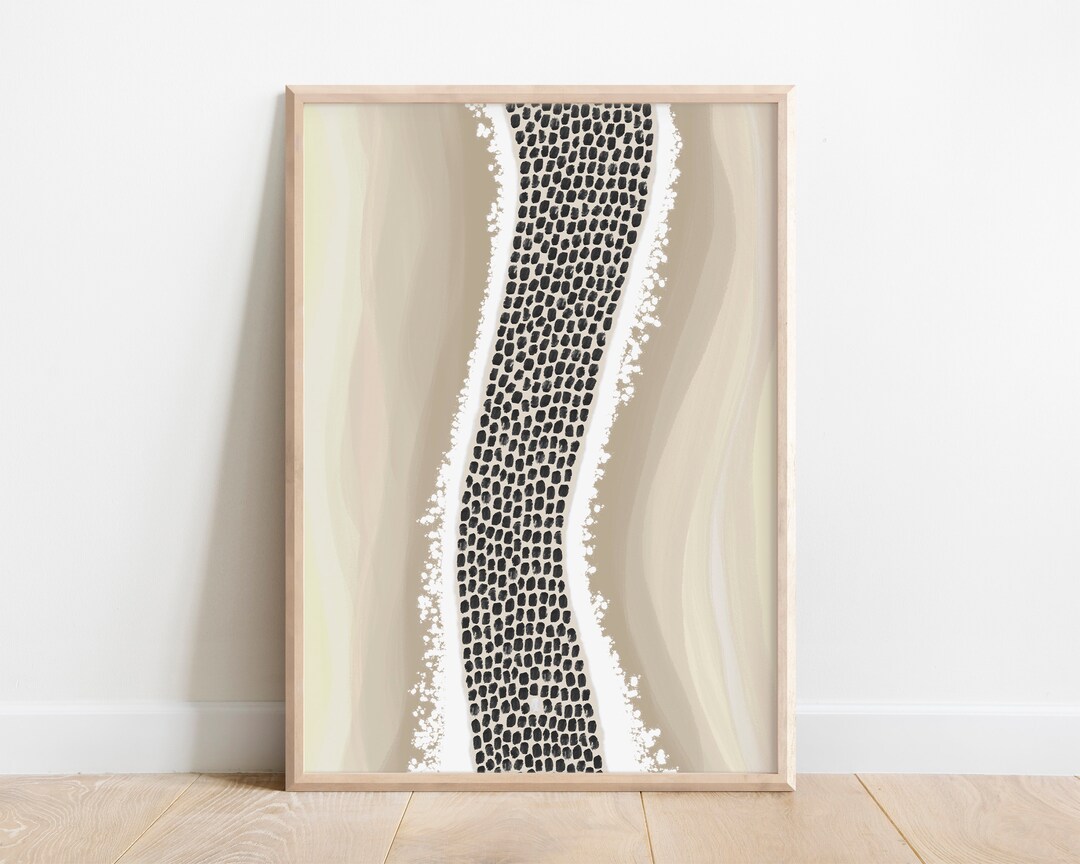 Moses Parting the Red Sea Wall Art, Exodus Art, Modern Christian Art