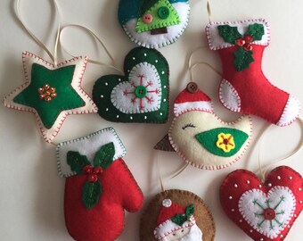 felt christmas ornaments christmas decorations bird ornaments star ornaments christmas stockings santa ornaments christmas decor - Etsy Christmas Decorations felt christmas ornaments christmas decorations bird ornaments star ornaments christmas stockings santa ornaments christmas decor - Etsy Christmas Decorations