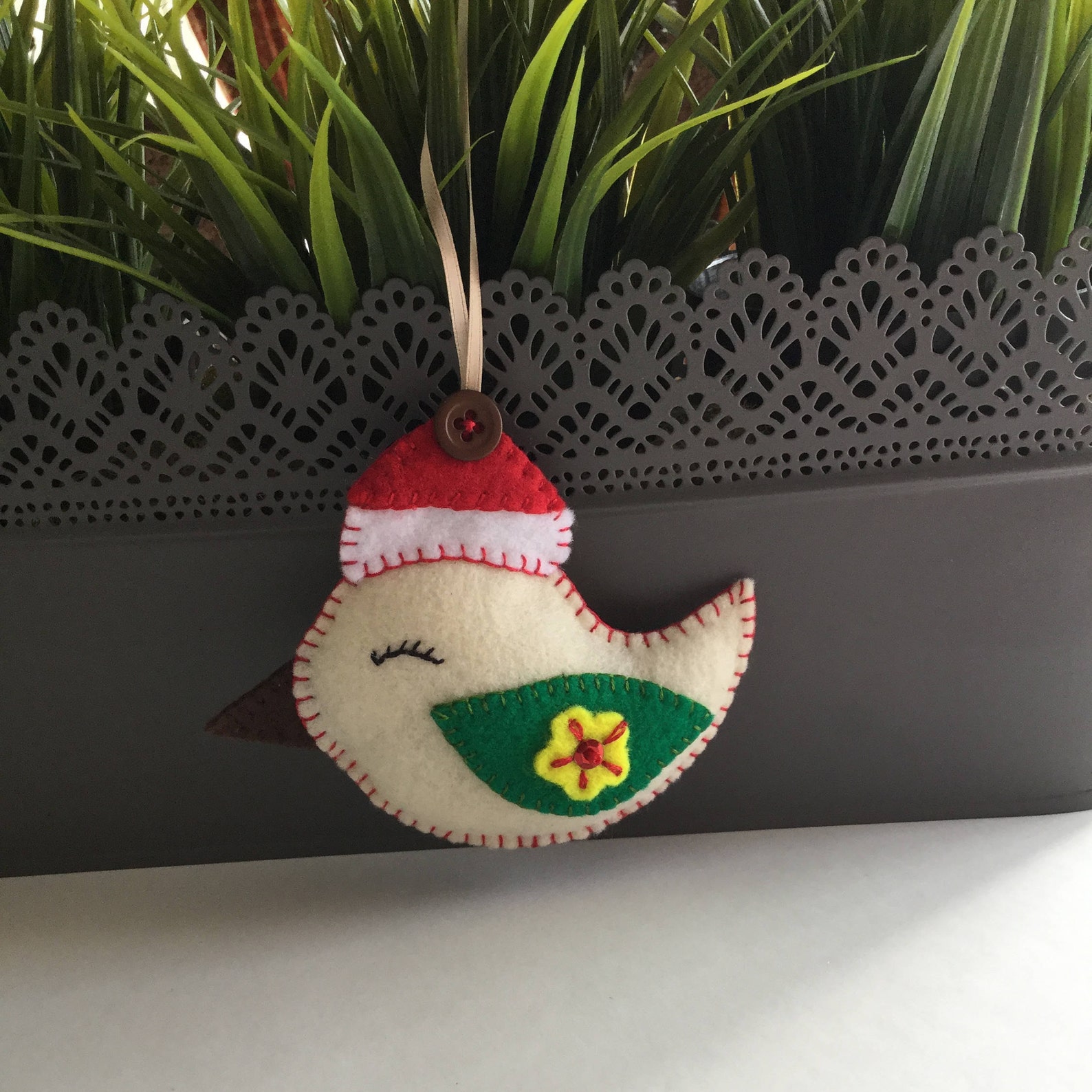 Felt Christmas Ornaments Christmas Decorations Bird - Etsy