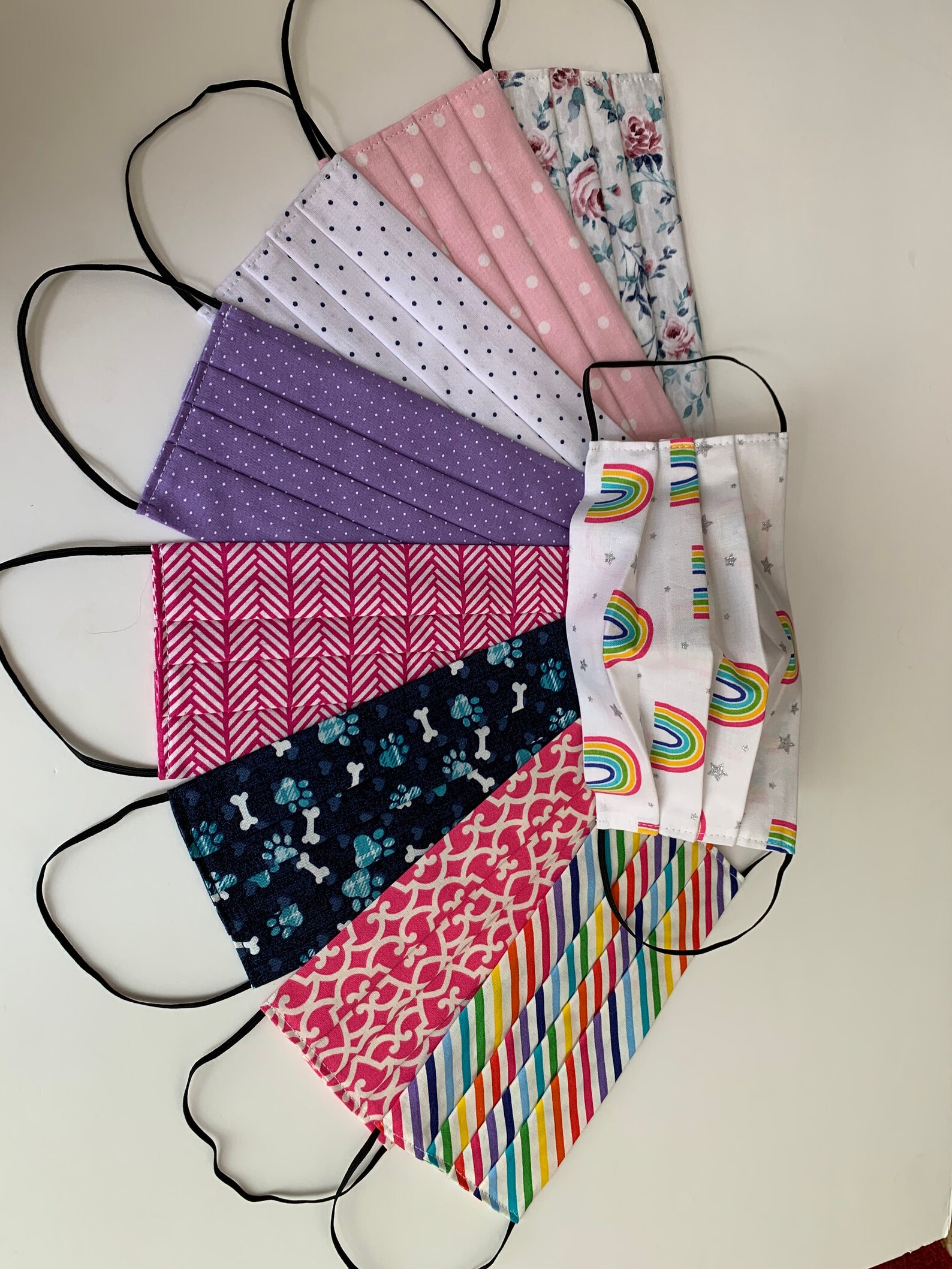 Fabric face mask fabric face coverings washable face mask Etsy