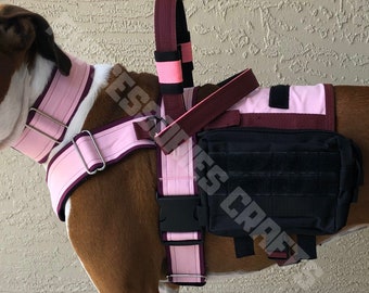 y front service dog harness