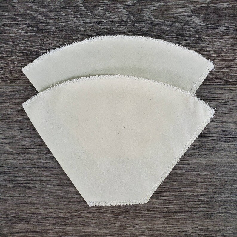 Reusable Organic Cotton Coffee Filters / Zero Waste Kitchen / Etsy