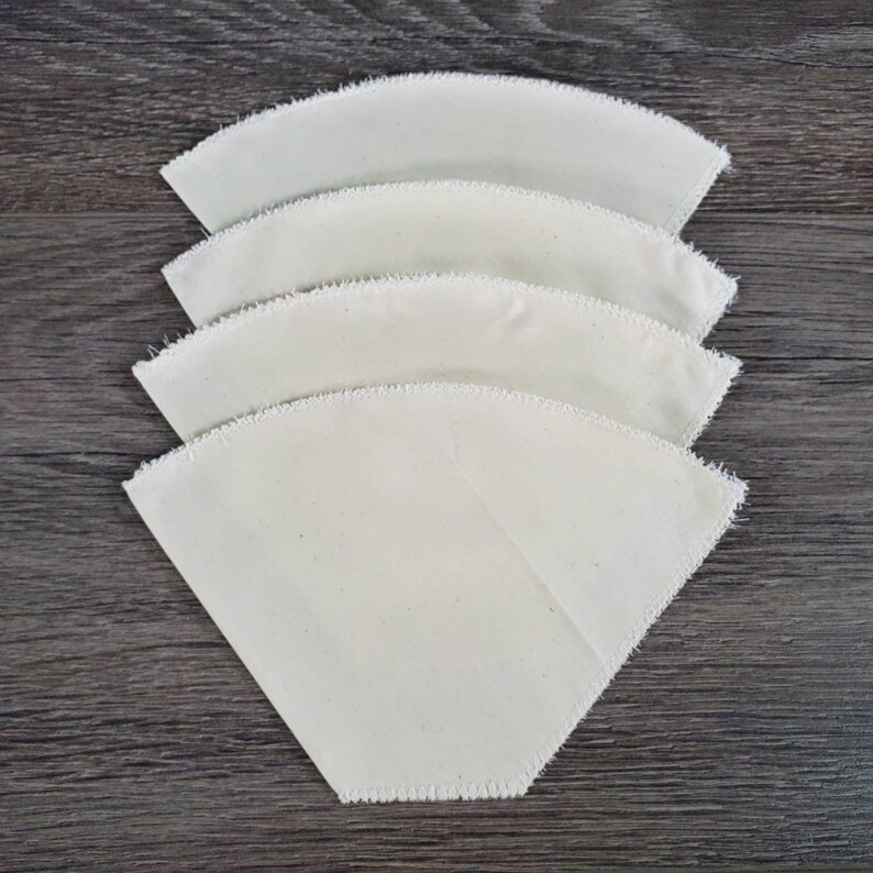 Reusable Organic Cotton Coffee Filters / Zero Waste Kitchen / Etsy