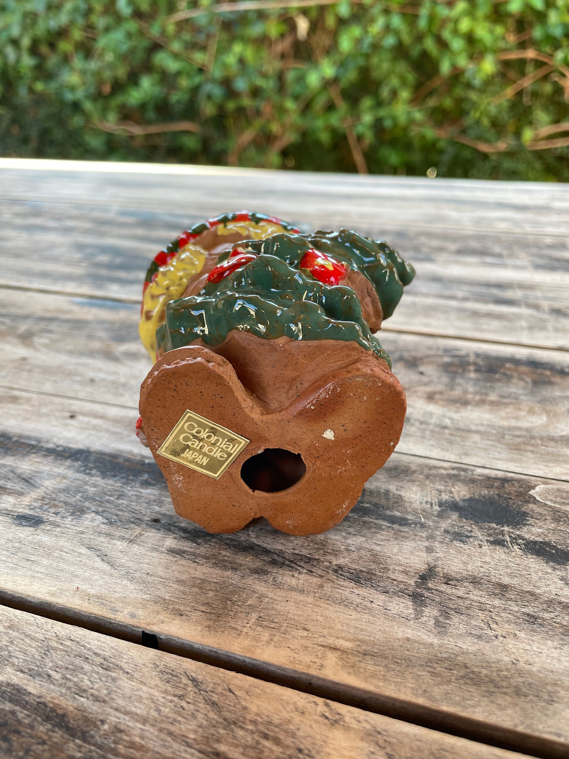 Vintage Colonial Candle japan Ceramic Candle Holder W/ Etsy