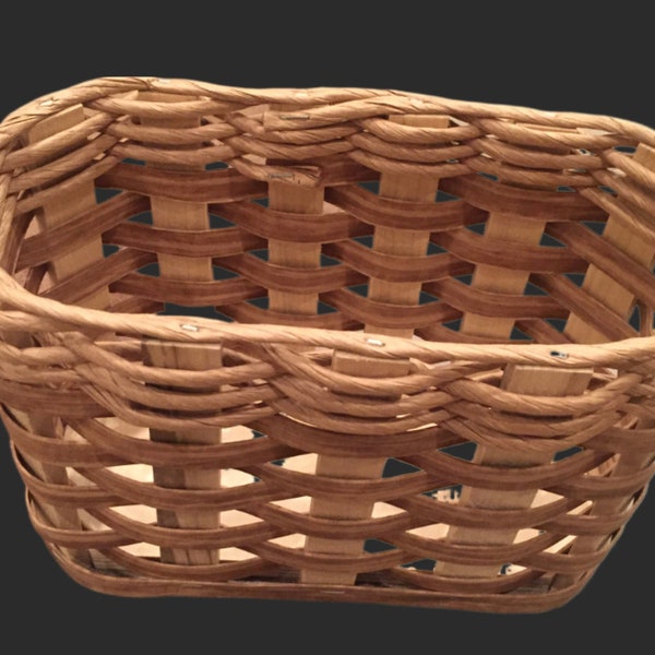 Handmade Tall Napkin Holder Basket