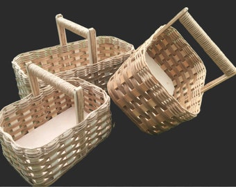 Handmade Large, Medium & Small Picnic Basket