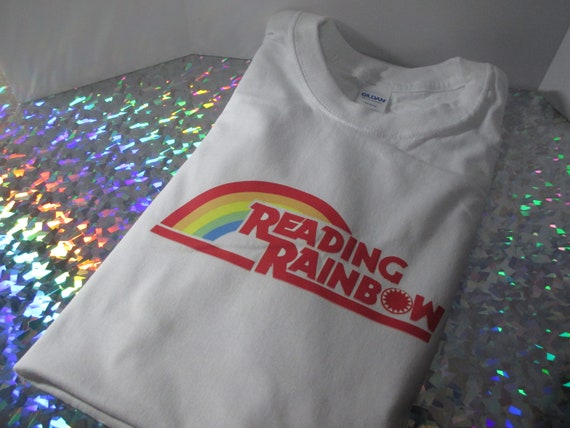 Reading Rainbow Retro Design T Shirt 