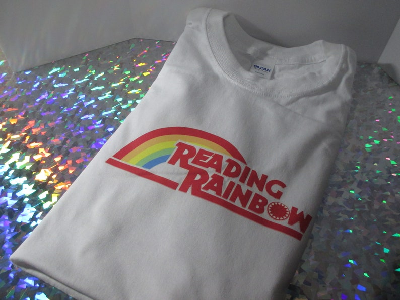 Reading Rainbow Retro design T Shirt / gift / for her / for image 2