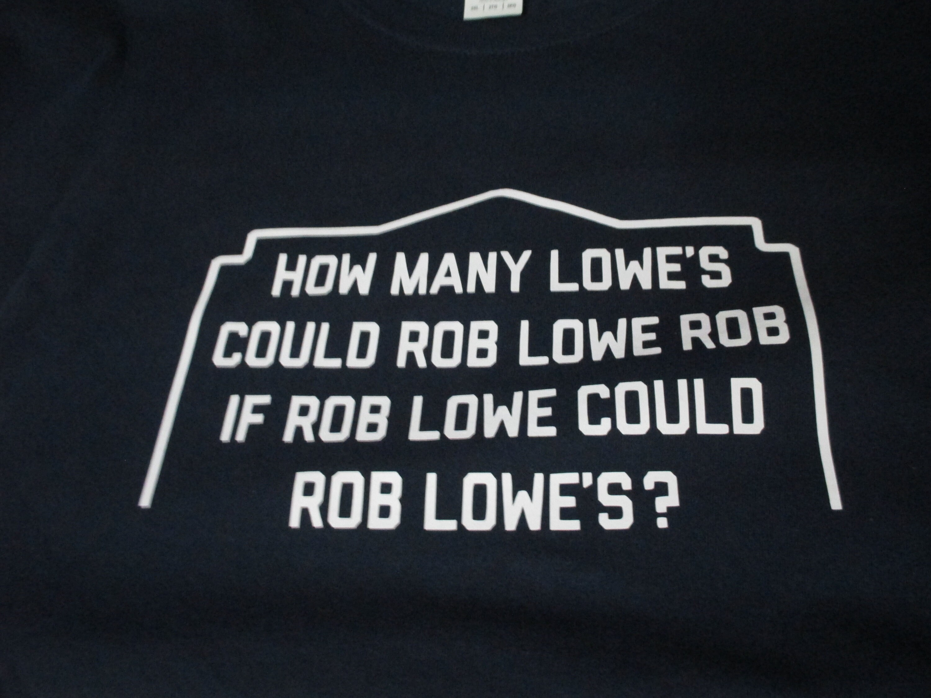 Famouse Rob Lowe Robs Lowe's T Shirt 