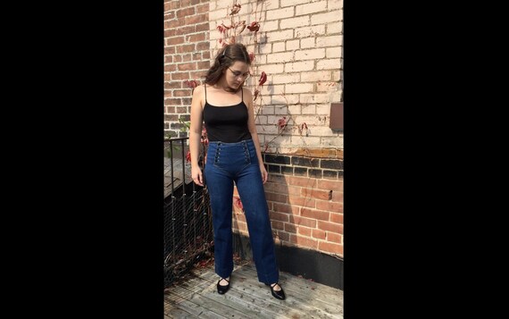 Denim Sailor Pants