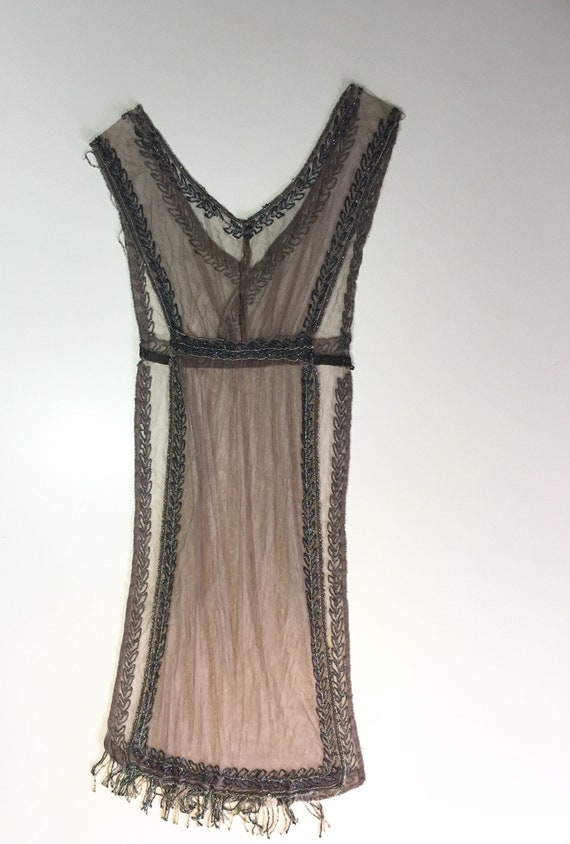 Antique Beaded Lace Dress