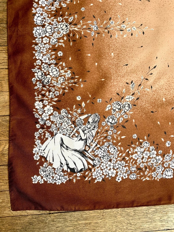 Flower Garden Girl Scarf