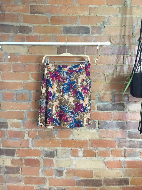 Floral Cotton Skort