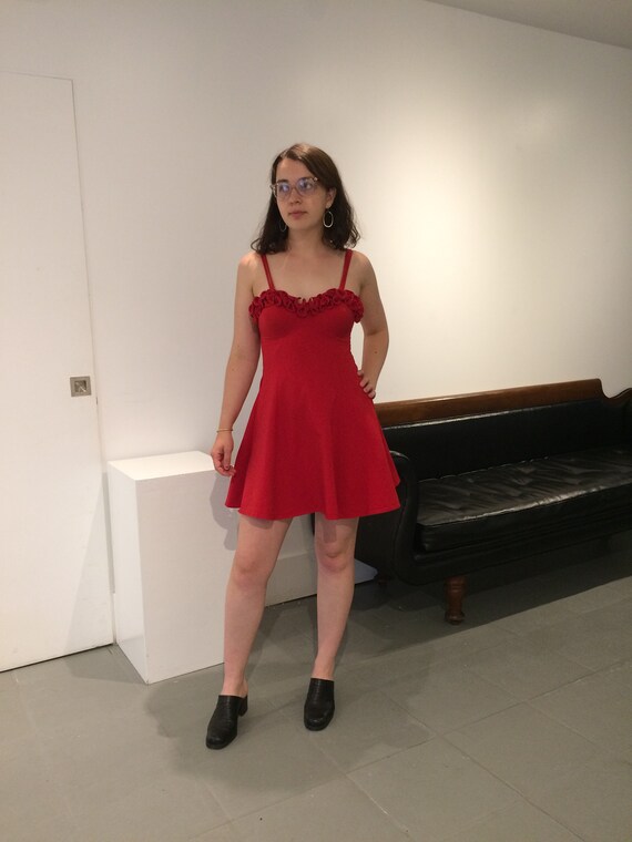 extreme mini dress
