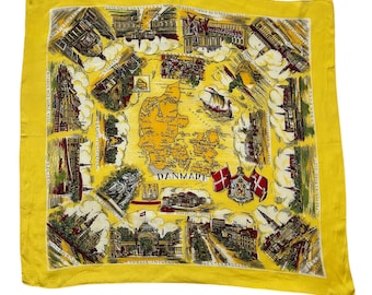 60&#39;s Denmark Souvenir Scarf