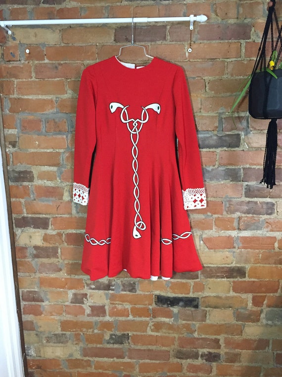 Snake Embroidered Irish Dancing Dress