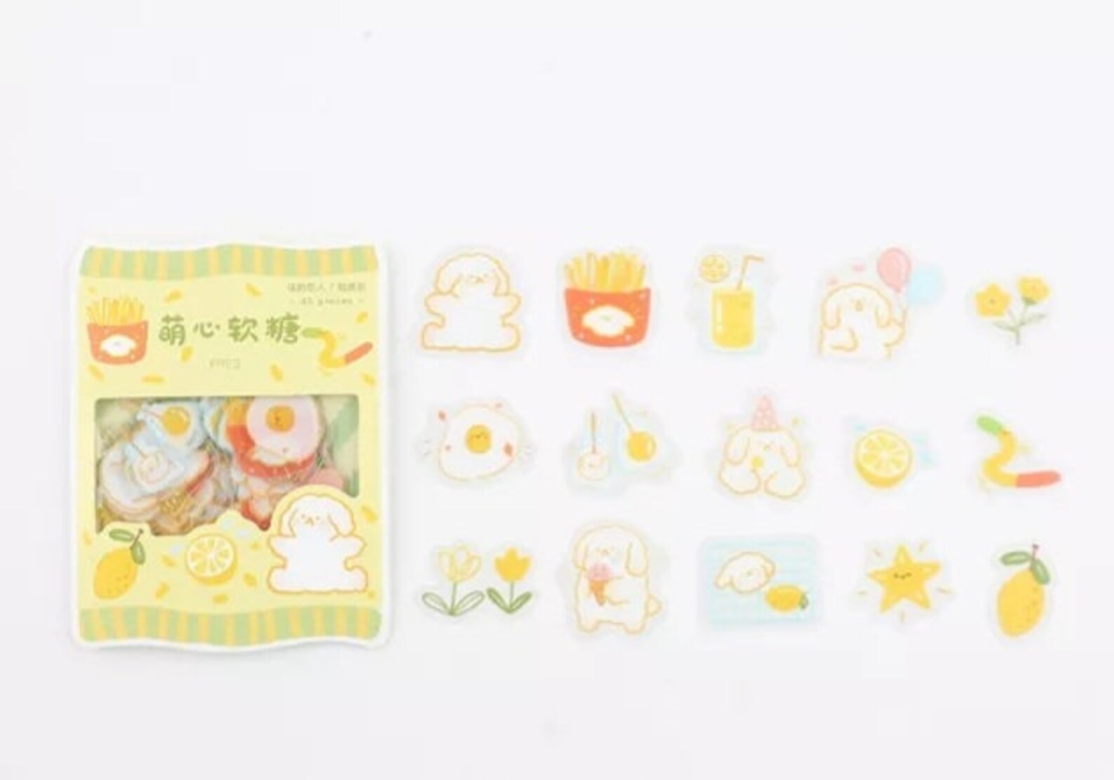 Kawaii Candy Series Stickers - 45 Pcs/pack, Memo Notepad, Bookmark ...