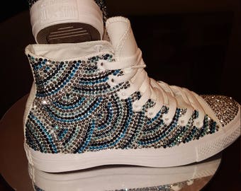 bling high top converse
