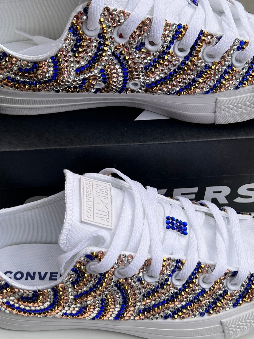 Womens Gold Converse Custom Bling, Wedding Converse, Wedding Planner ...