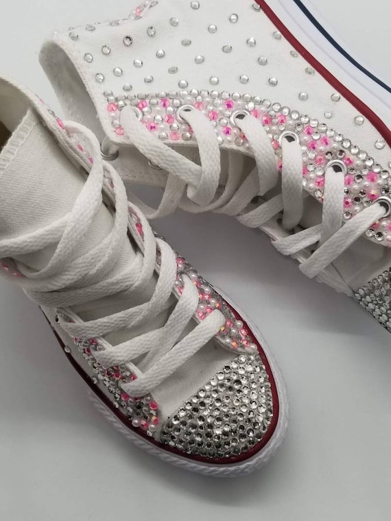 bling high top sneakers