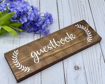 Wedding Guestbook Sign - Please Sign Our Guestbook Wood Wedding Signs Wood Wedding Sign Rustic Wedding Decor