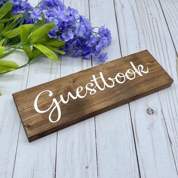 Wedding Guestbook Sign - Please Sign Our Guestbook Wood Wedding Signs Wood Wedding Sign Rustic Wedding Decor