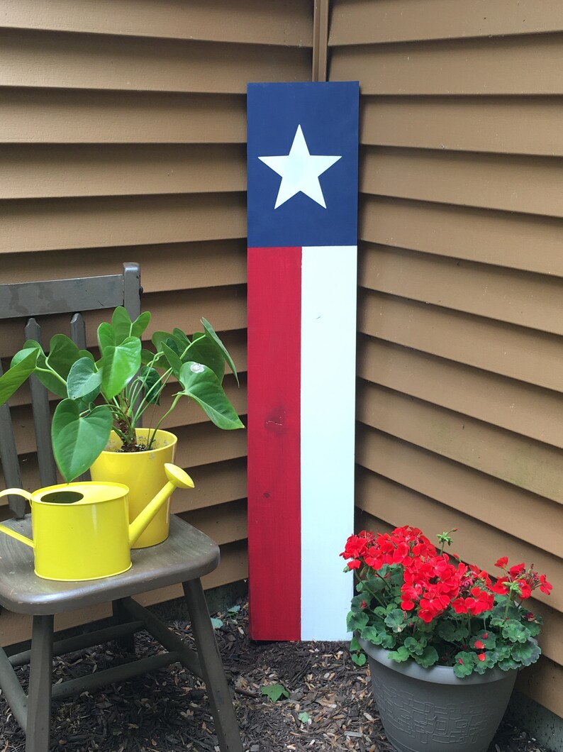 Wooden Texas Flag Front Porch Decor Texas Decor Wood Flags Etsy