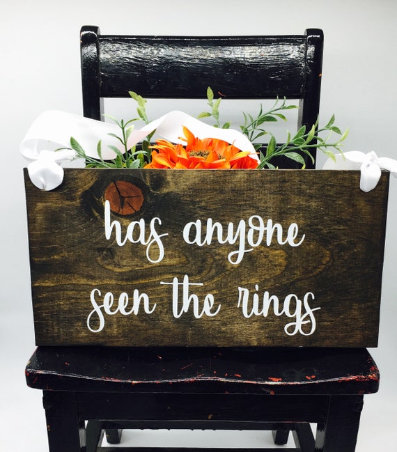 Rustic Wedding Signs Rustic Wedding Decor Wood Signs Ring | Etsy