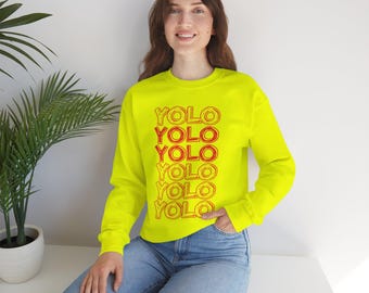 YOLO Retro Stack Tee & Sweatshirt