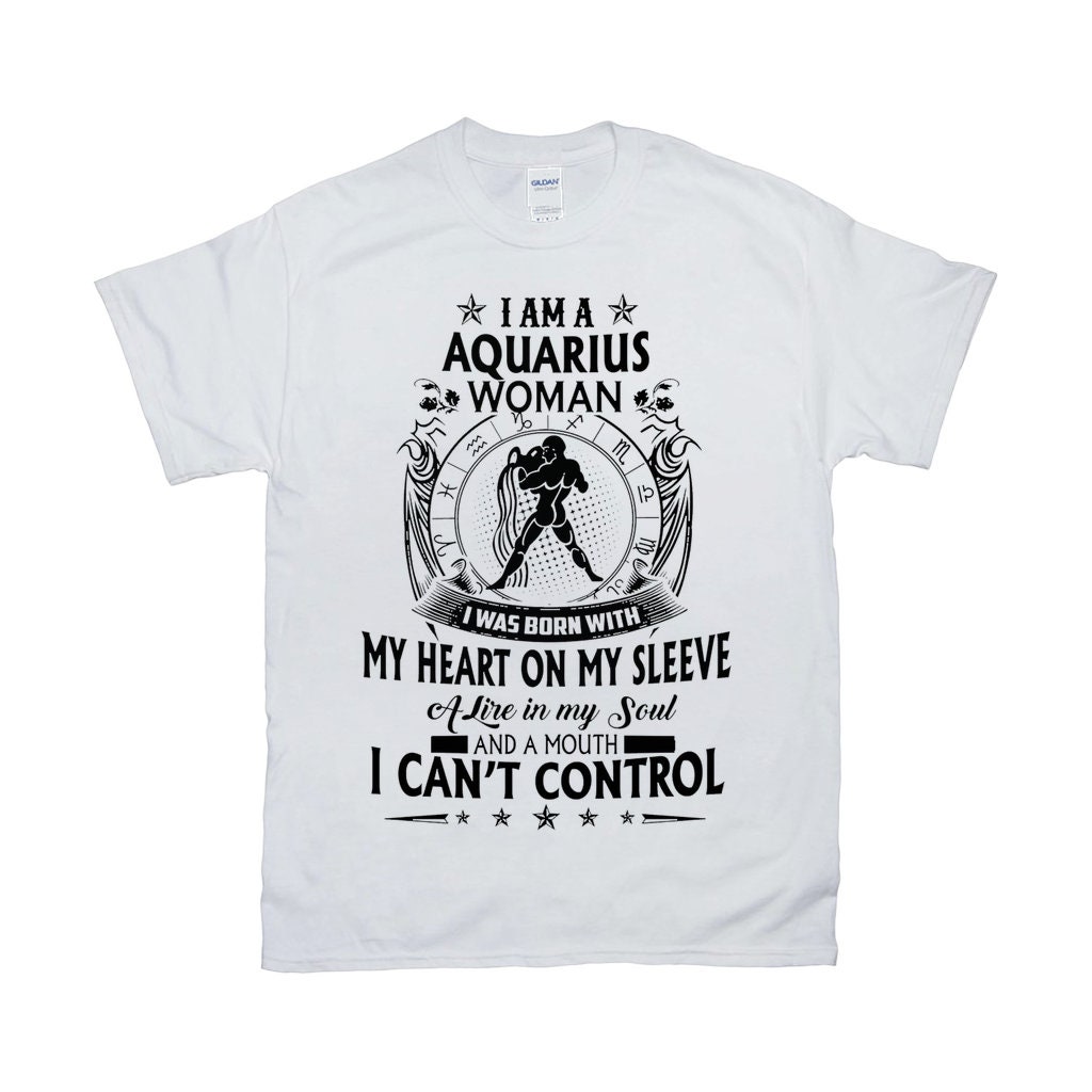 Aquarius Woman I Am A Aquarius Woman T-shirtsodiac Art Gifts | Etsy
