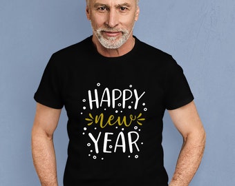 Chemise de réveillon du Nouvel An, chemise du Nouvel An 2022, Bonjour Nouvel An 2022, chemise de bonne année, t-shirt 2022, chemise de vacances, vêtements du Nouvel An, t-shirt 2022