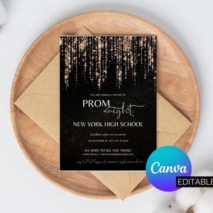 Prom Night Prom Party Invitation Prom Invitation Flyer Prom Event Prom Night Prom Party Invitation Prom Invitation Flyer Prom Event
