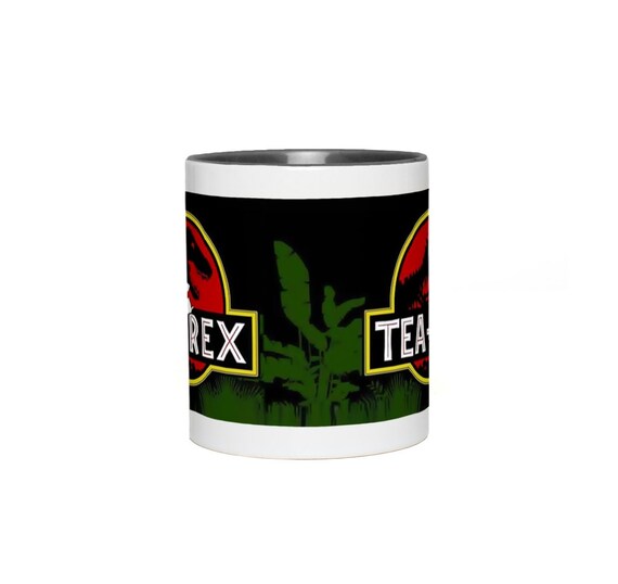 Tazza Divertente Tee Rex In Tedesco – Tazza Da Tè Con Dinosauro, 330 Ml, Lavabile In Lavastoviglie, Stampata Su Entrambi I Lati, Idea Regalo Originale