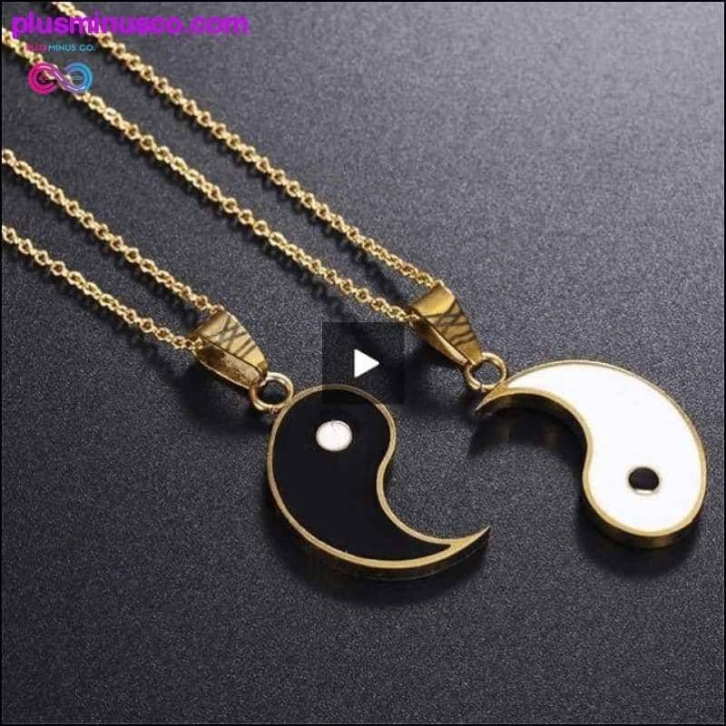 K-KED Chinese Yin Yang Tai Chi Eight Trigrams Stainless Steel Pendant Couple Necklaces