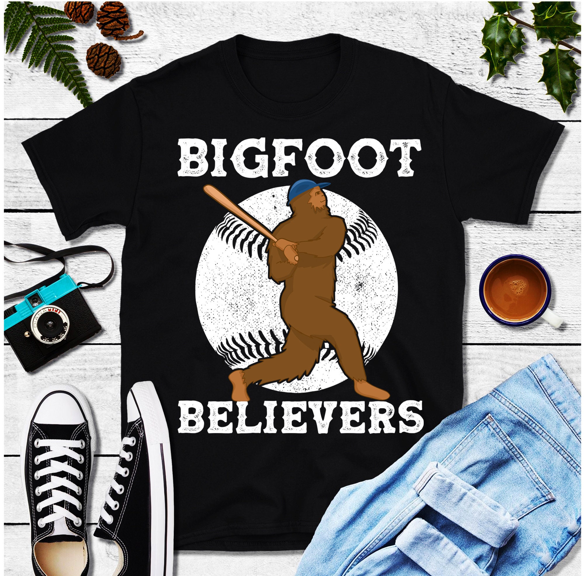bigfoot t shirts etsy