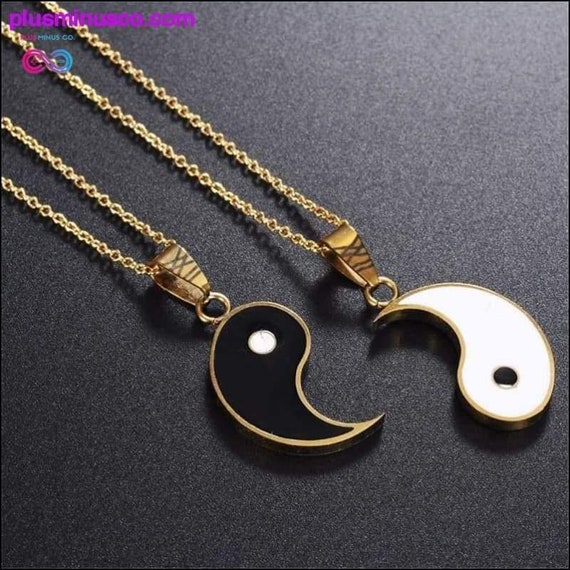 Yin Yang 2 Piece Necklace Clearance | bellvalefarms.com