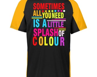 Een beetje Splash of Color T-shirt, Adult Cutter Jersey