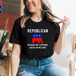 Republican Elephant T-Shirt: Political Conservative Unisex Tee