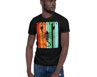 Vintage T-shirt Schorpioen | Retro T-shirt met dierenriemprint