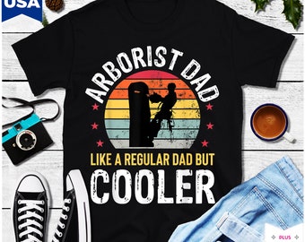 Baumpfleger Papa T-Shirt, Baum Kerl, lustiges Baum Kletterer Vatertagsgeschenk