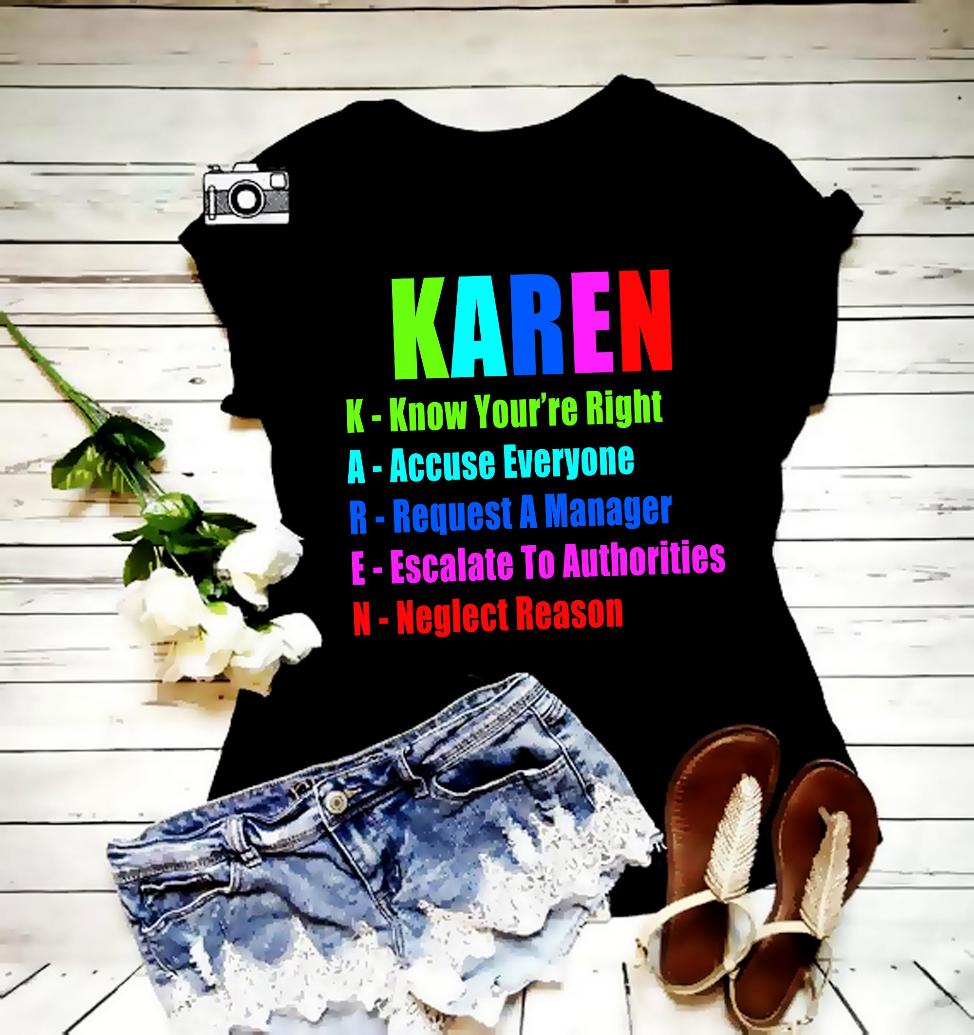 Karen Meme Definition Tshirts Know You're Right Request Etsy