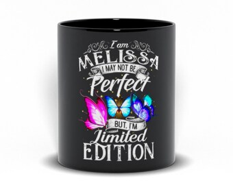 Melissa - Limited Edition Black Coffee Mug