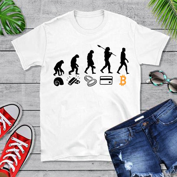 Human Evolution | Bitcoin T, HODL, Cryptocurrency, Digital Currency, You CanT,Bitcoin gift ideas, Plan B Bitcoin, HODL, Crypto Believer