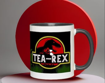 Tea Rex Dinosaur Coffee Mug | Jurassic Tea Lover Gift