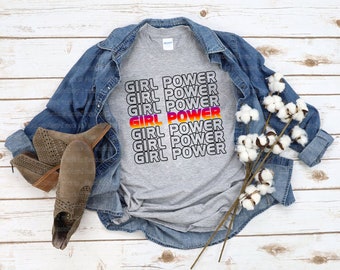Girl Power T-Shirt: Feministisches Gleichheits-Shirt