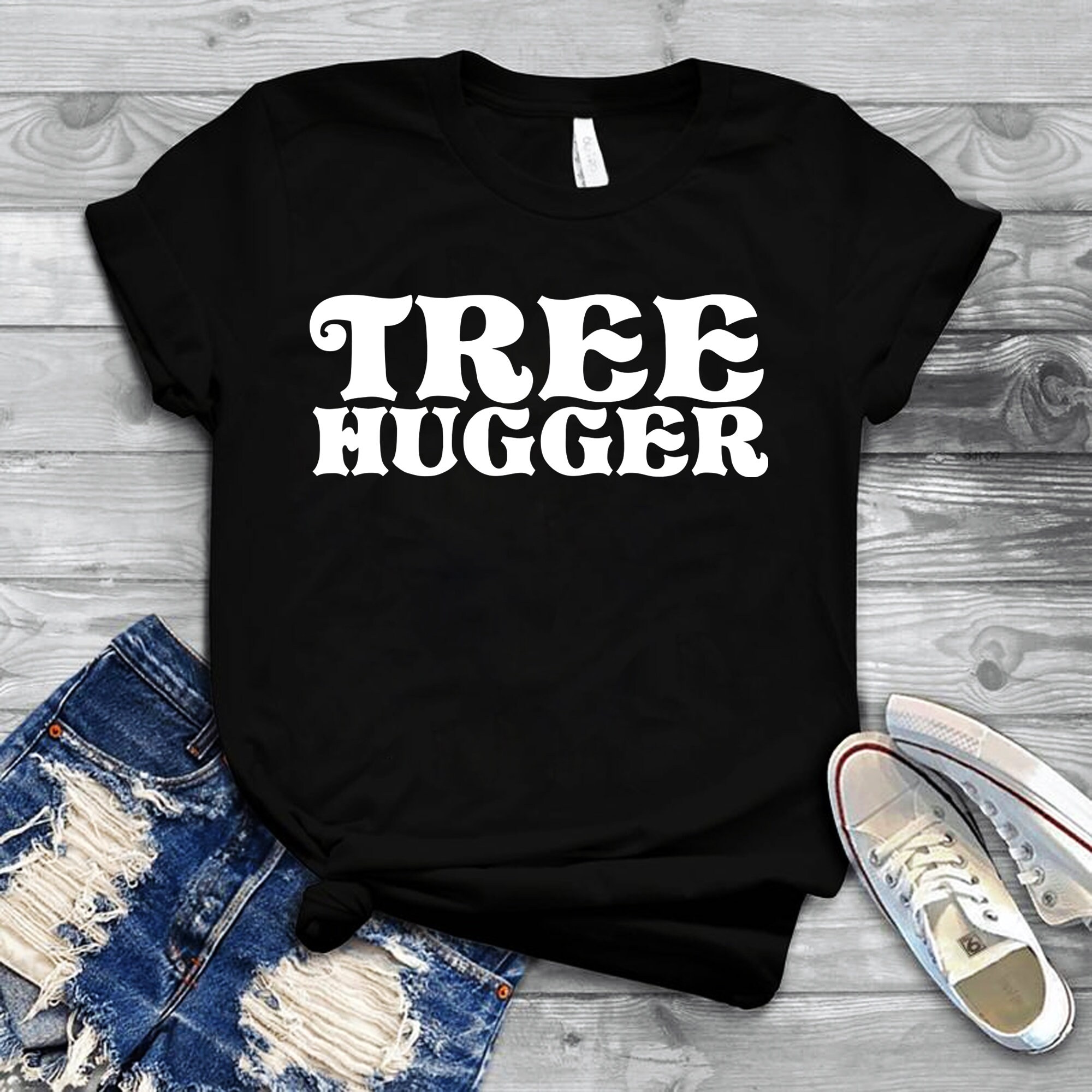 Tree Hugger Tshirts Love the Earth Mother Earth Etsy
